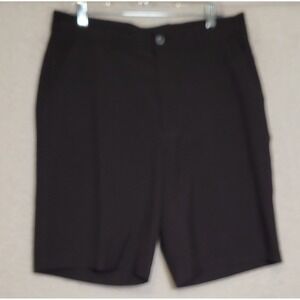 Tommy Armour Mens Golf Shorts Size 34 Black Pleated Polyester Spandex 1188